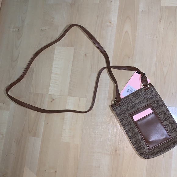 JUICY COUTURE Gothic Status Brown Love Club Cellie Purse - Picture 7 of 10